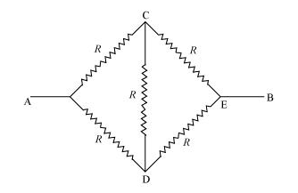 Featured image of post Find The Equivalent Resistance Between Points A And B In The Drawing Each side of the tetrahedron shown has resistance r