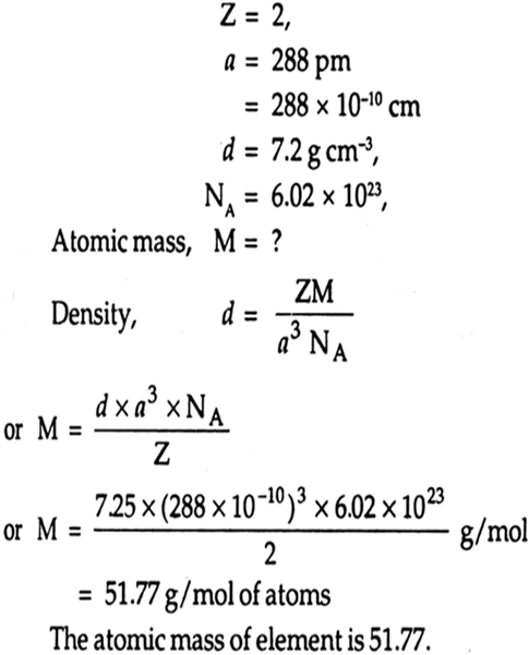 
For bcc structure        
