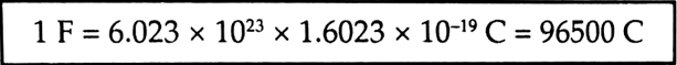 
It is total charge on 1 mole of electrons. It is unit of charge.
