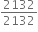 2132 over 2132