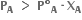 bold P subscript bold A bold space bold greater than bold space bold P bold degree subscript bold A bold times bold X subscript bold A