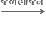 bold rightwards arrow with bold જળભ ા જન on top