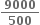 bold 9000 over bold 500