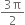 fraction numerator 3 straight pi over denominator 2 end fraction