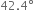 42.4 degree