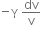 negative straight gamma space dv over straight v