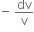 negative space dv over straight v