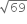 square root of 69