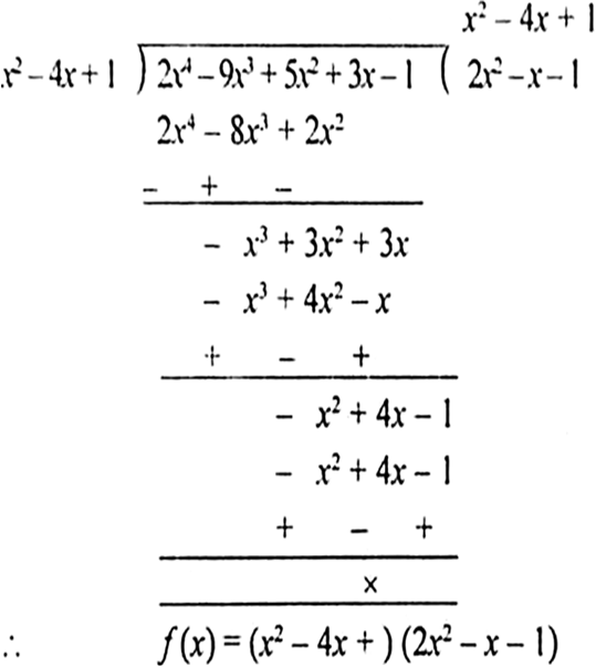 Find All The Zeroes Of 2x4 9x3 5x2 3x 1 If Two Of Its Zeroes Are From Mathematics Polynomials Class 10 Cbse