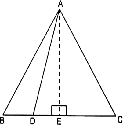 
Given : An equilateral triangle ABC such that To Prove : 9AD2 = 7AB