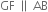 GF space parallel to space AB