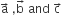 straight a with rightwards arrow on top space comma straight b with rightwards arrow on top space and space straight c with rightwards arrow on top