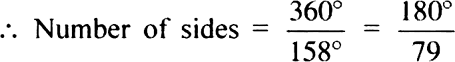 
Which is not a whole number.
If it is a regular polygon, then its num