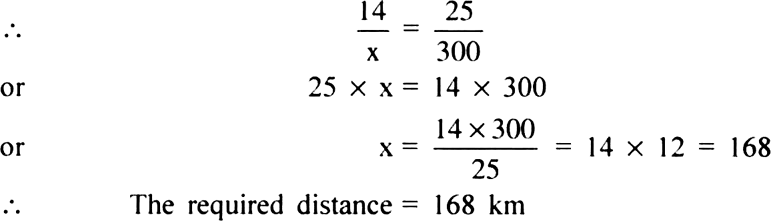 
Since the speed is constant,
∴ For longer distance, more time will 