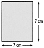 
(a)(b) (i) The given figure is a rectangle in which      Length = 