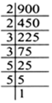 
(i) We have 2700 = 2 x 2 x 3 x 3 x 3 x 5 x 5We do  not get complete 