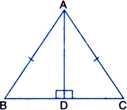 
Given: AD is an altitude of an isosceles triangle ABC in which AB = A