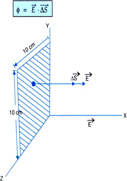 
(a)   The area of a surface can be represented as a vector along no