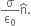 straight sigma over straight epsilon subscript 0 straight n with hat on top.