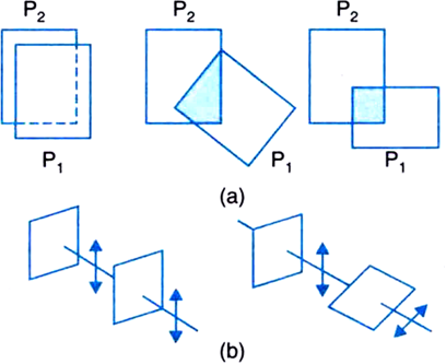 
(a) In plane polarized light electric field E oscillates back and fou