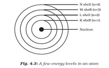 Draw A Sketch Of Bohr S Model Of An Atom With Three Shells From Science Structure Of The Atom Class 9 Meghalaya Board